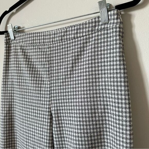 Aritzia Wilfred Gingham Kick Flare High Rise Pants Size S - Picture 5 of 11